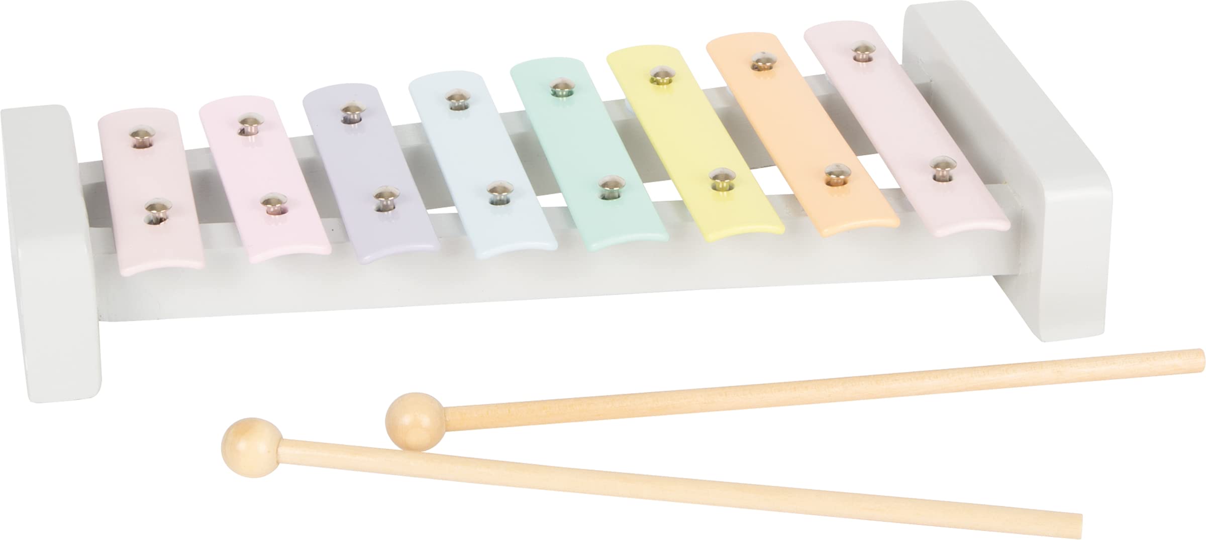 smallfoot Pastello set strumenti musicali 3 pezzi legno