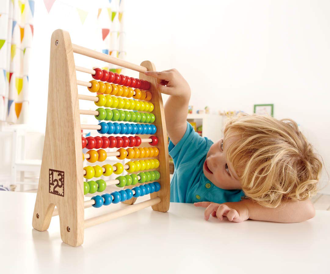 Hape E0412 Abaco Palline Arcobaleno Gioco Legno