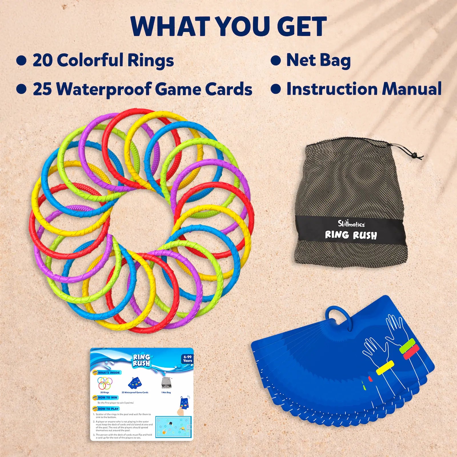 Skillmatics Ring Rush gioco piscina subacqueo 6+ anni