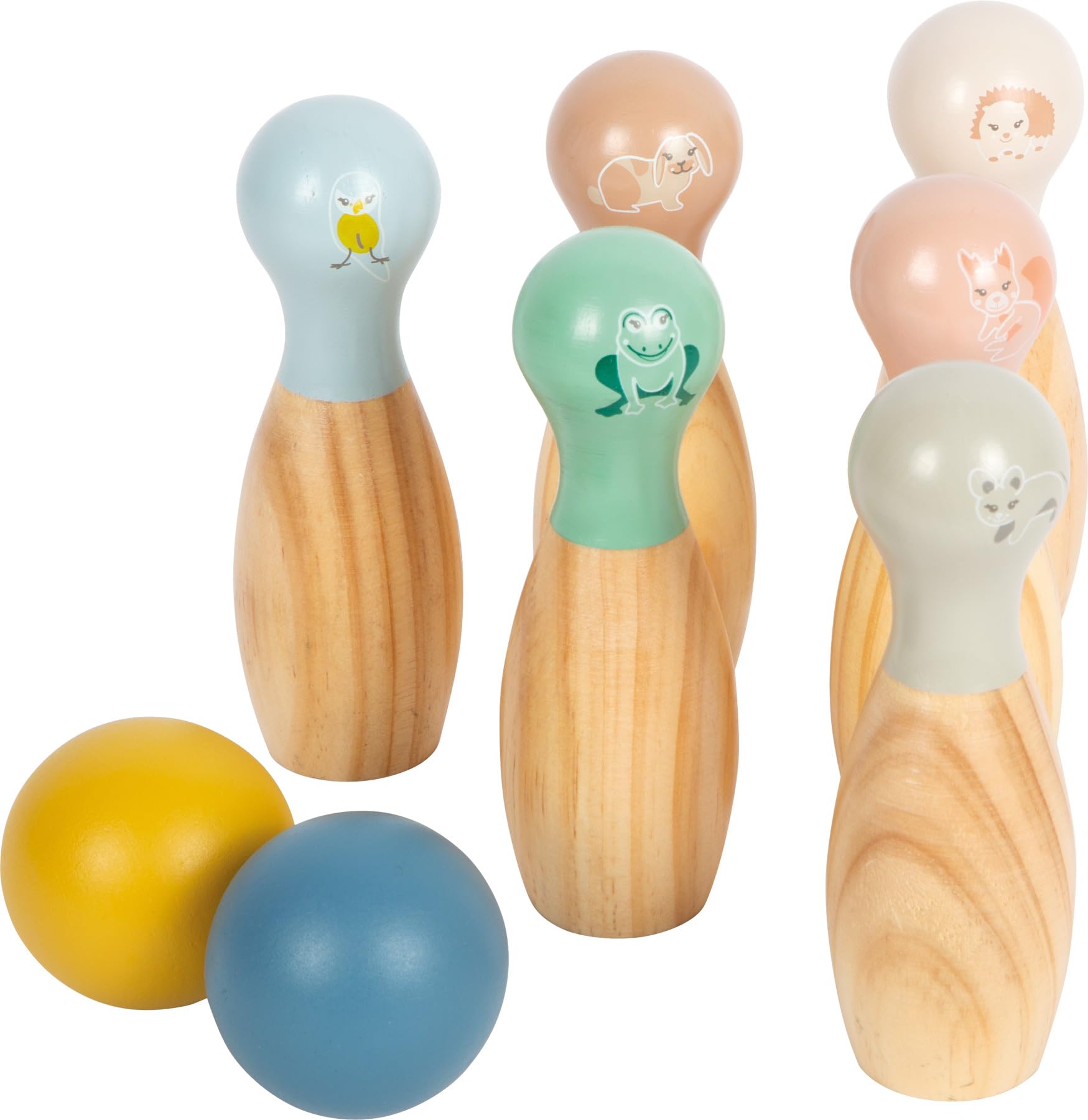 small foot 12644 bowling legno Garden Buddies 3 anni