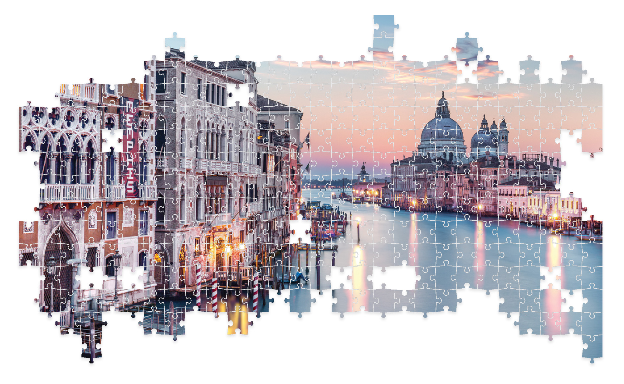 Lisciani Puzzle Poster puzzle 500 pezzi Venezia + poster da cornice