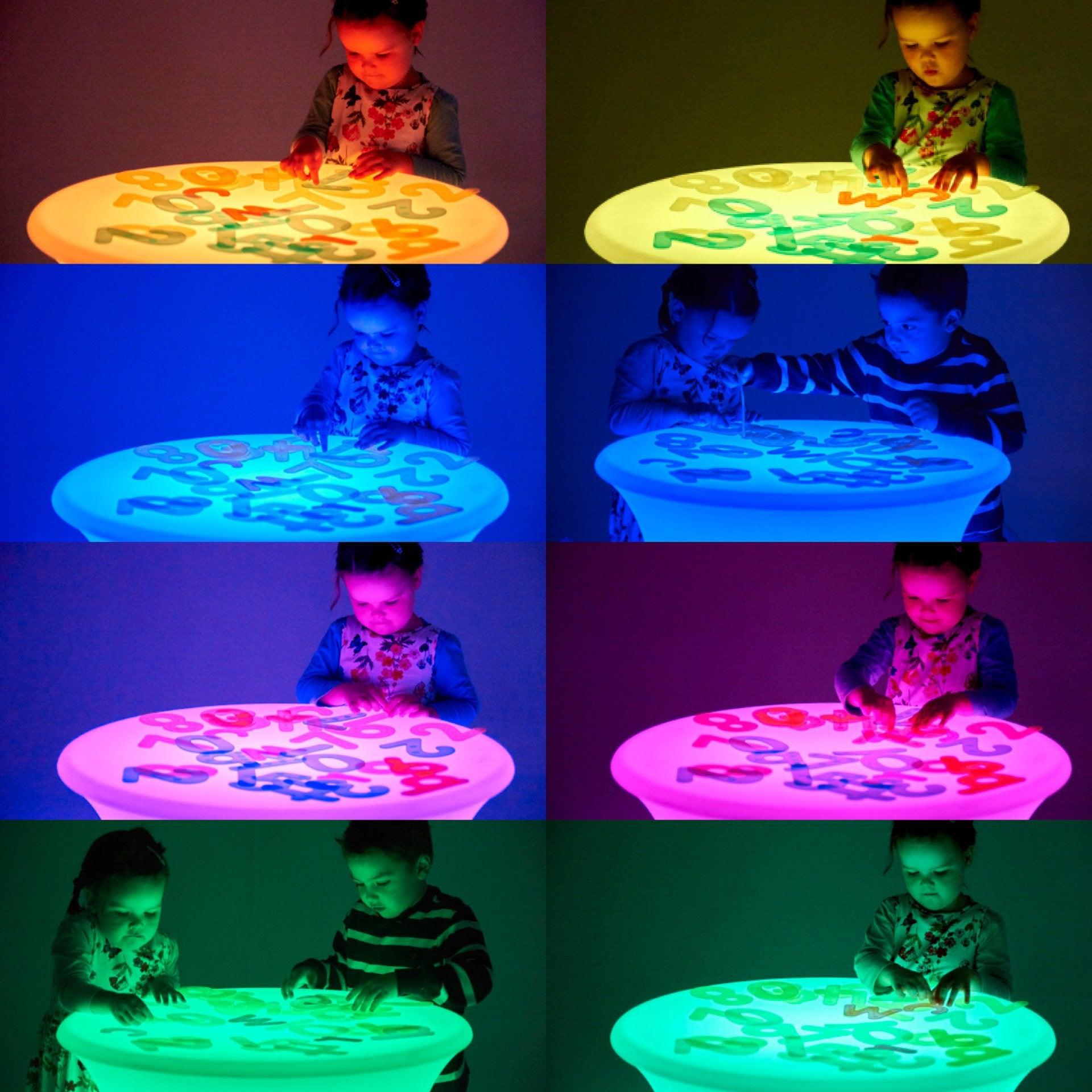 Tickit Sensory Glow Table tavolo luminoso 16 colori
