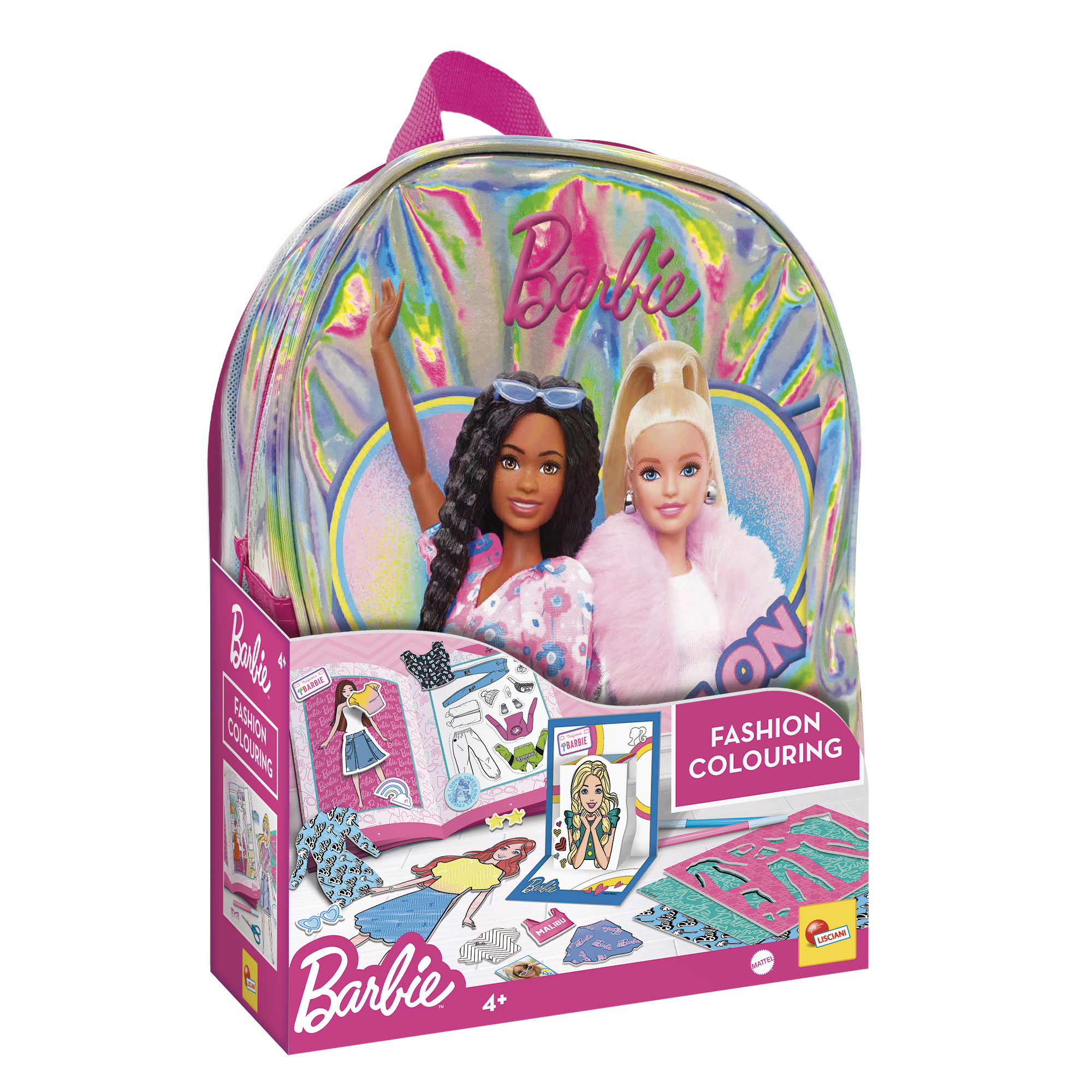 Lisciani Barbie Fashion Colouring zainetto creativo da colorare