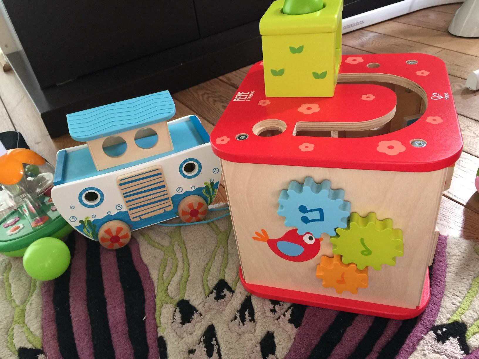 Hape Arca di Noè Gioco in Legno con Animali Multicolore