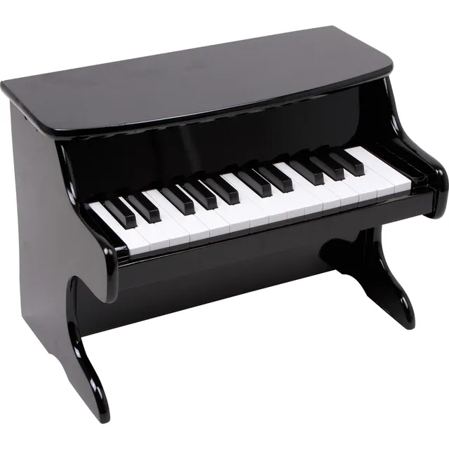 smallfoot pianoforte giocattolo nero legno prime note