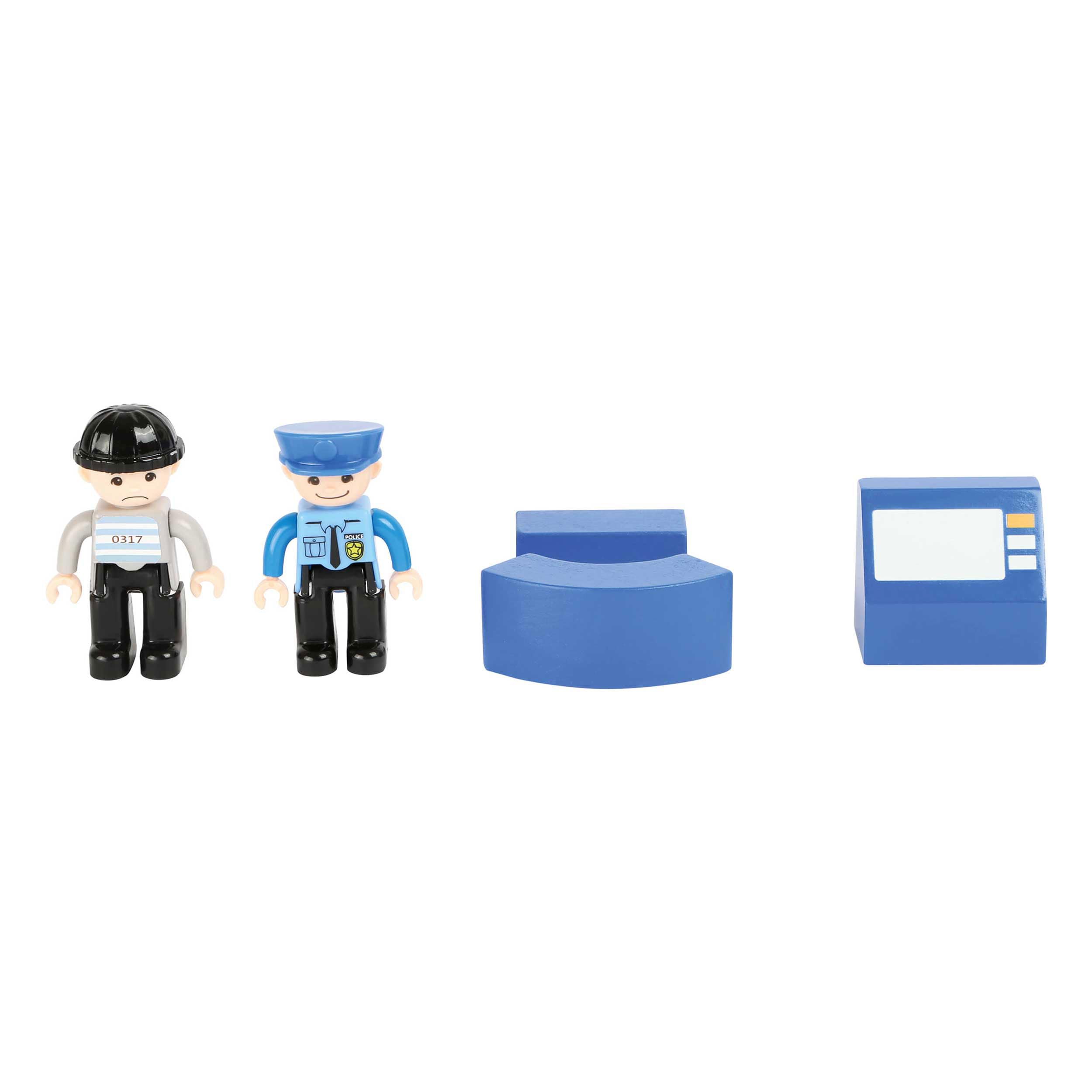 smallfoot World stazione di polizia in legno con accessori