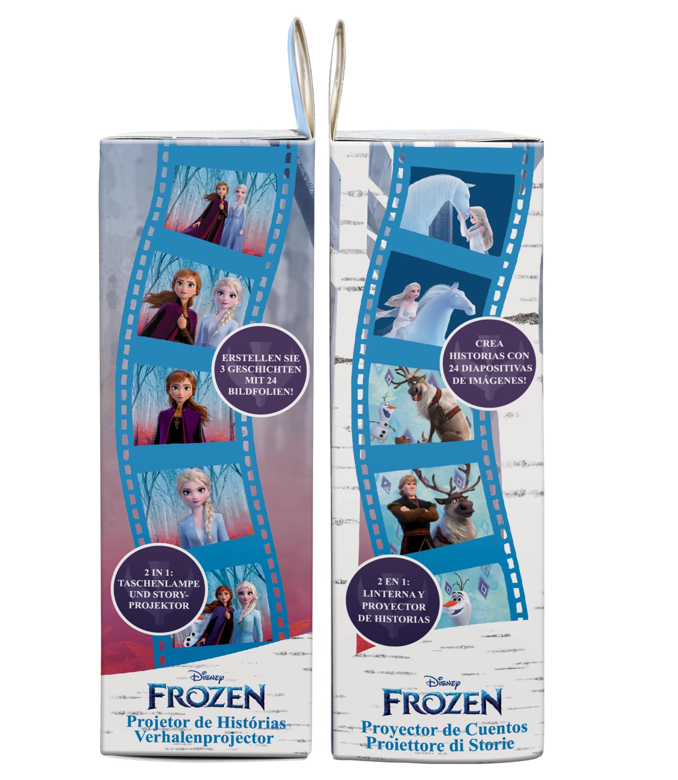Lexibook Frozen LTC050FZLXB proiettore storie 3 dischi con torcia
