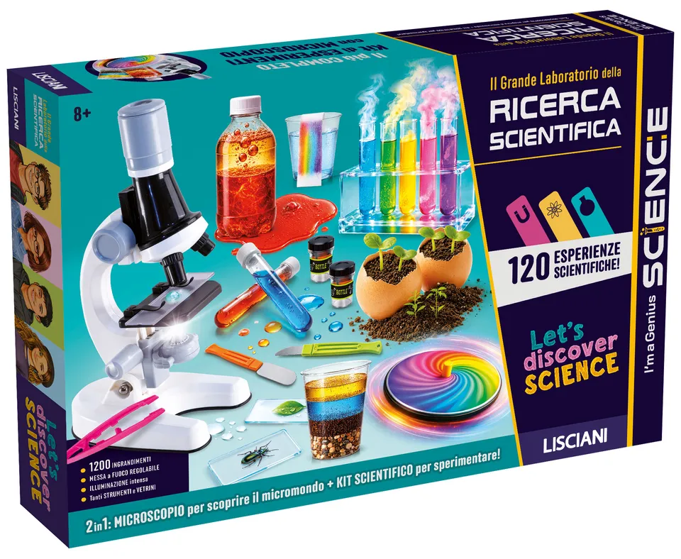 Lisciani I'm A Genius Il Grande Laboratorio Della Ricerca Scientifica kit