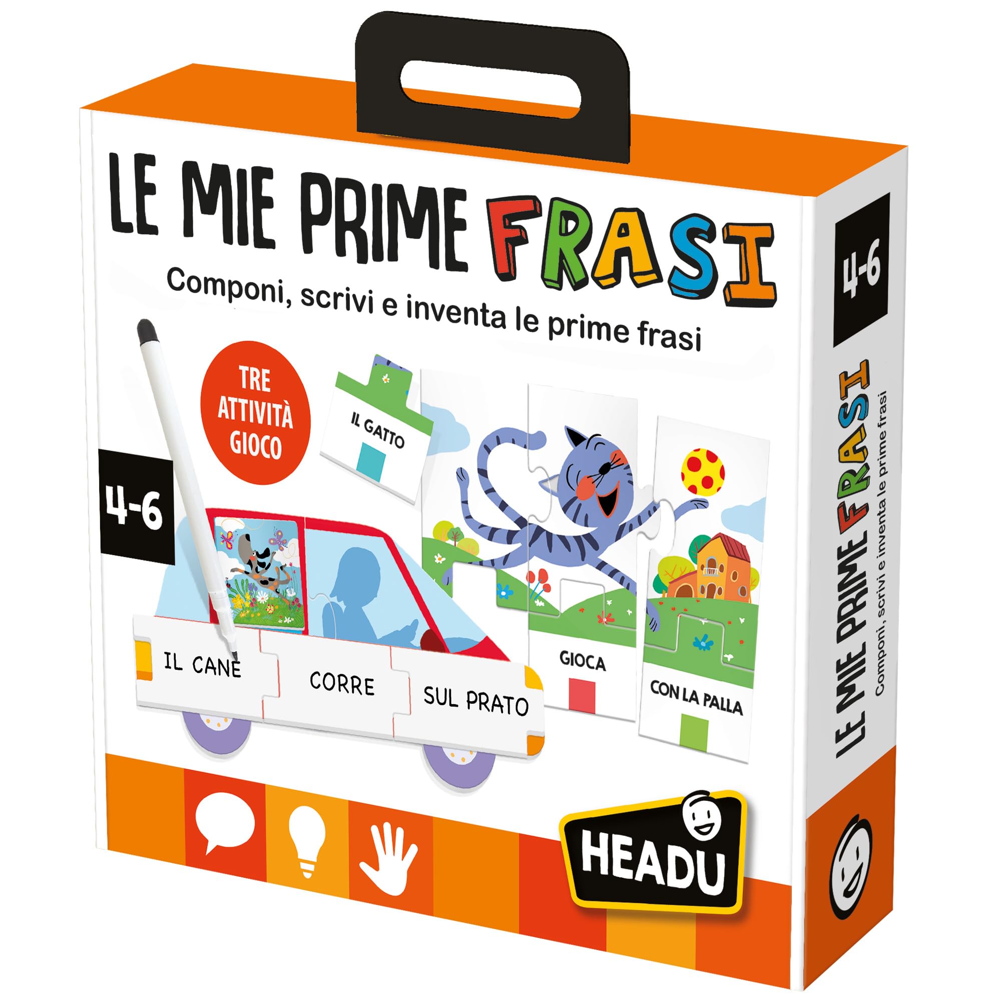 Headu Le Mie Prime Frasi gioco educativo lettura 4-6 anni