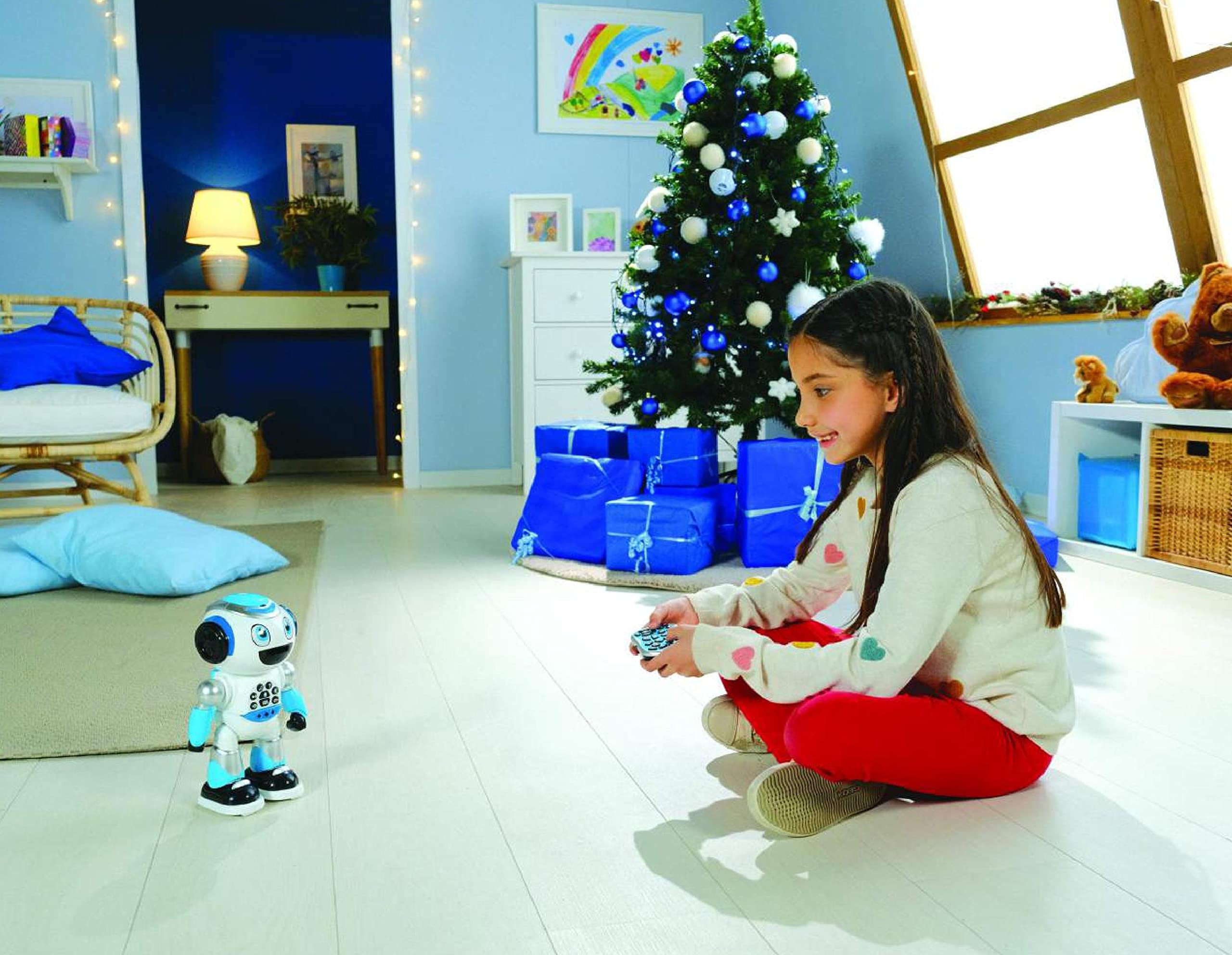 Lexibook Powerman Advance ROB28ES robot telecomandato spagnolo programmabile