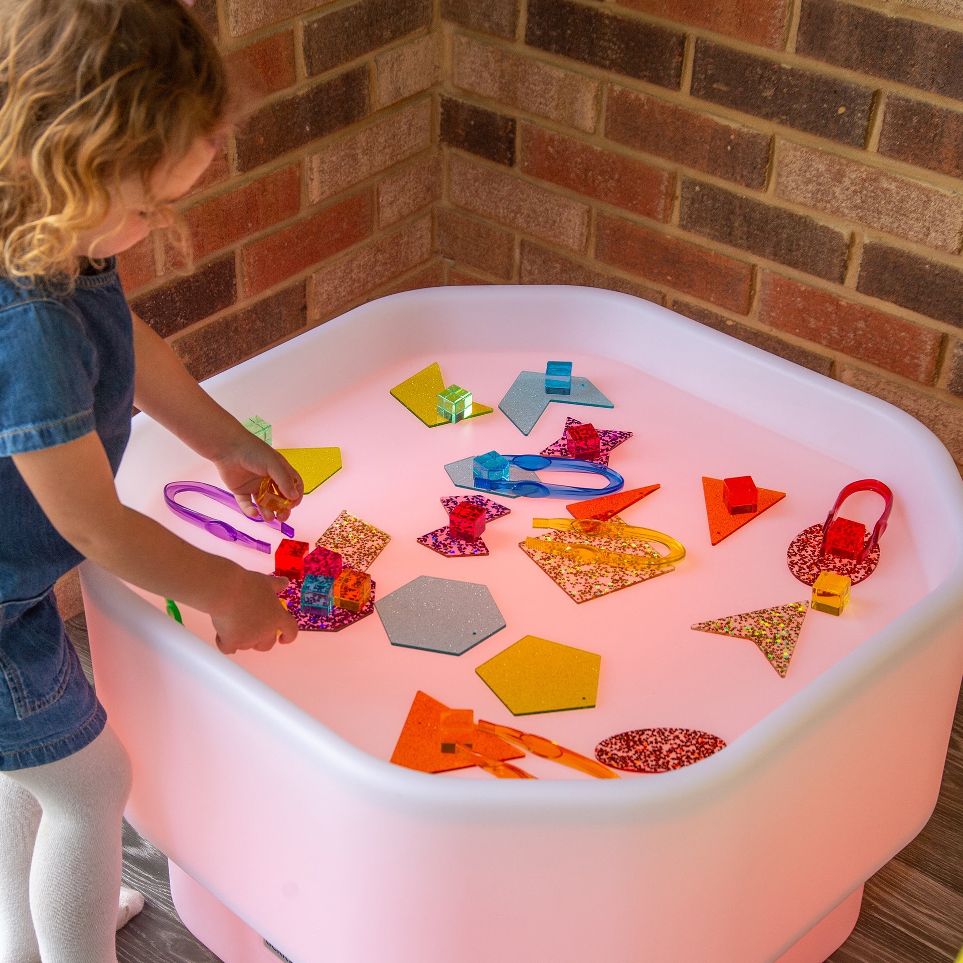 Tickit Discovery Glow Mini Tuff Table tavolo luminoso a luce
