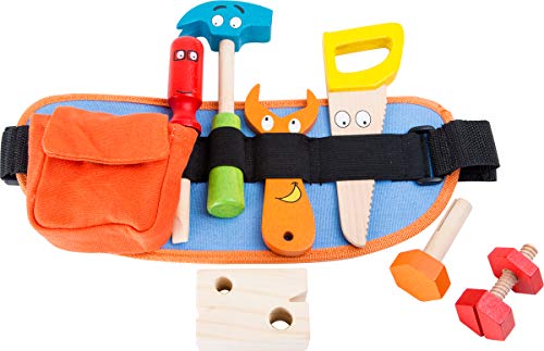 smallfoot 10318 cintura porta attrezzi rossa bambini