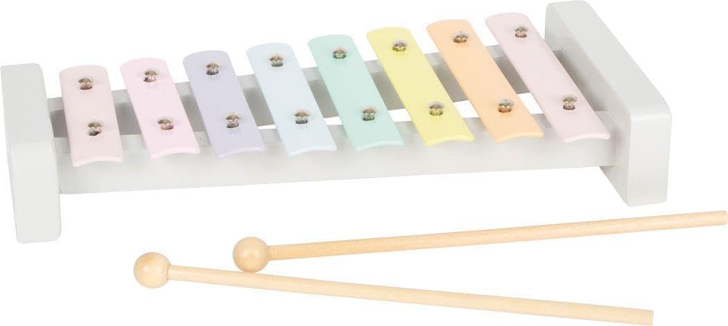 smallfoot Pastello set strumenti musicali 3 pezzi legno