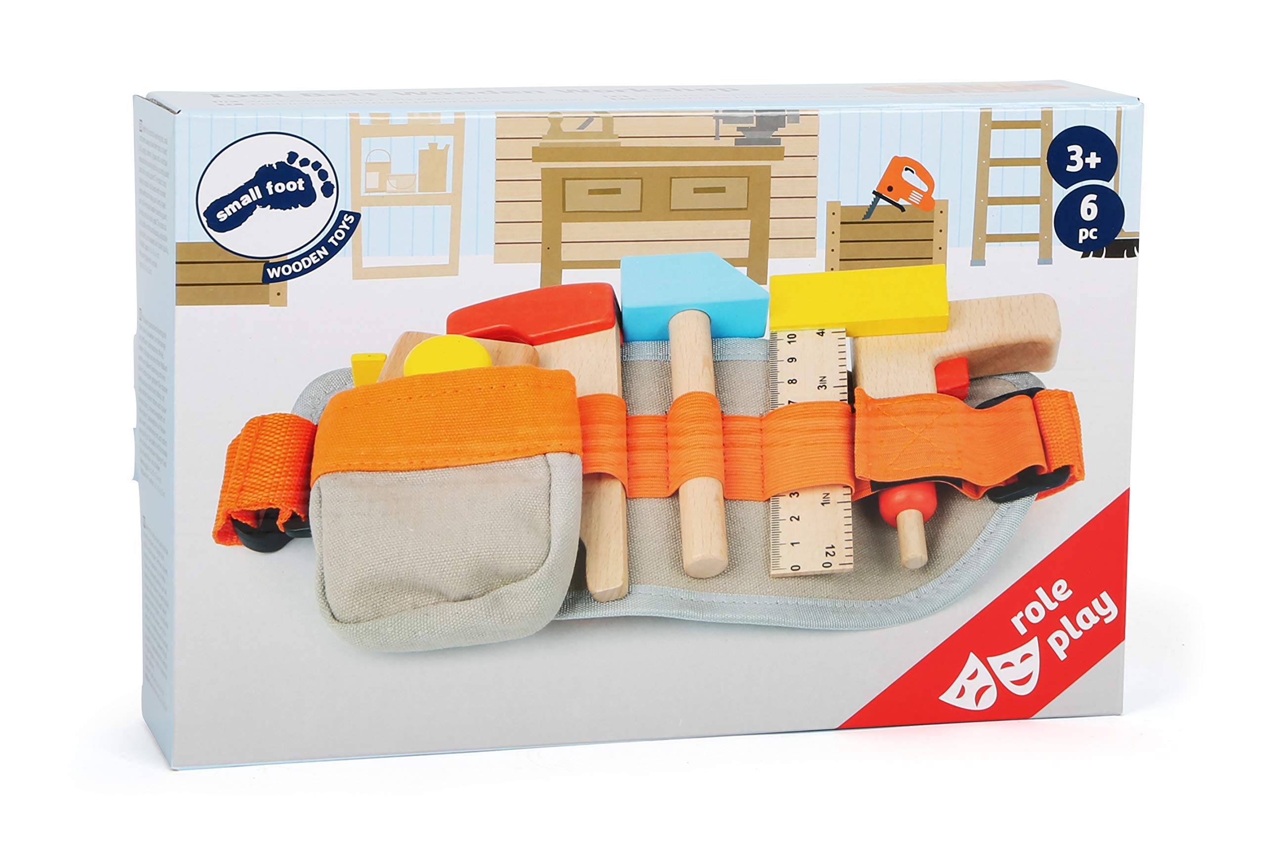 small foot 11587 Cintura Porta Attrezzi Bambini con Trapano