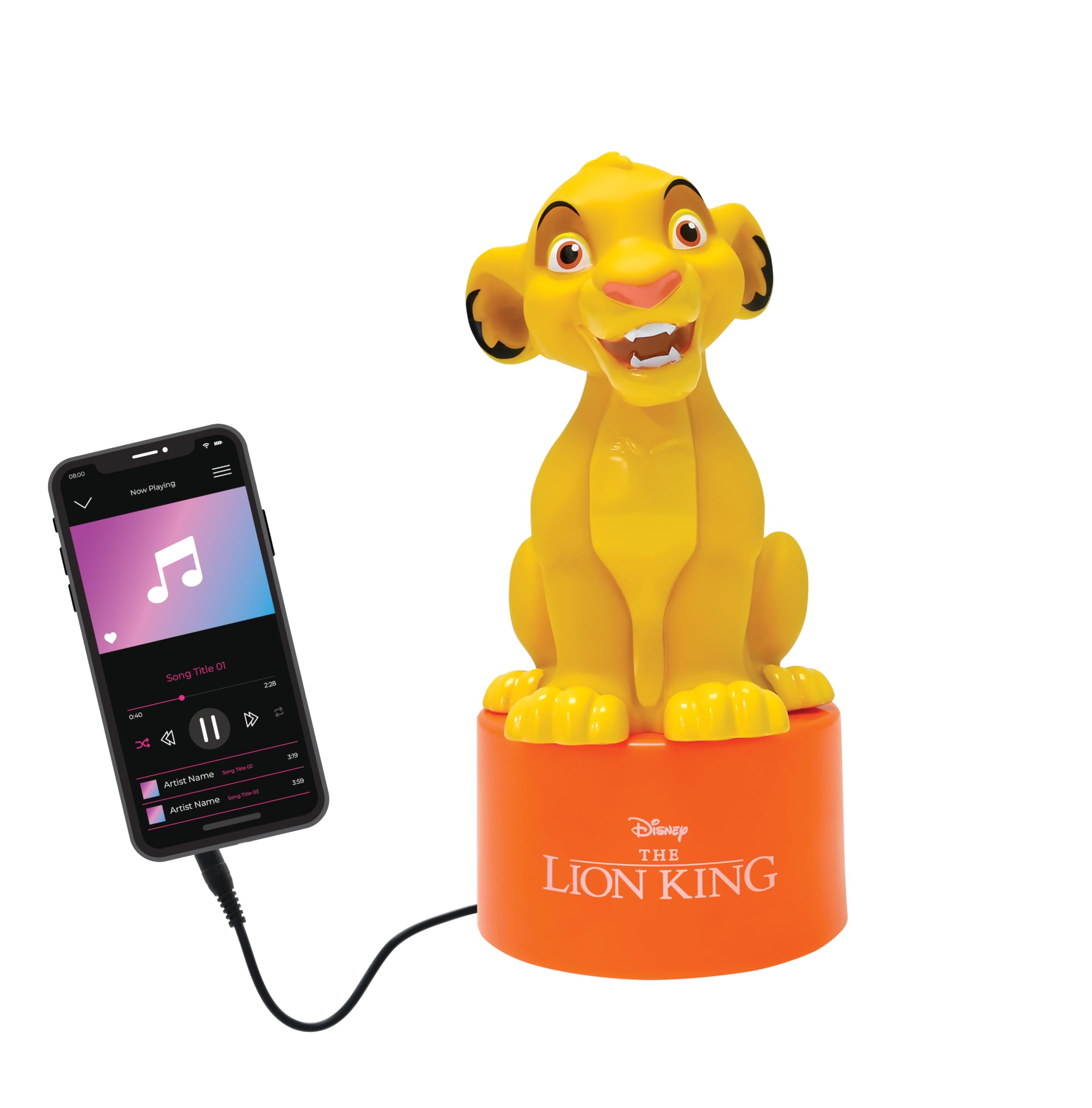 Lexibook Disney Il Re Leone luce notturna con altoparlante