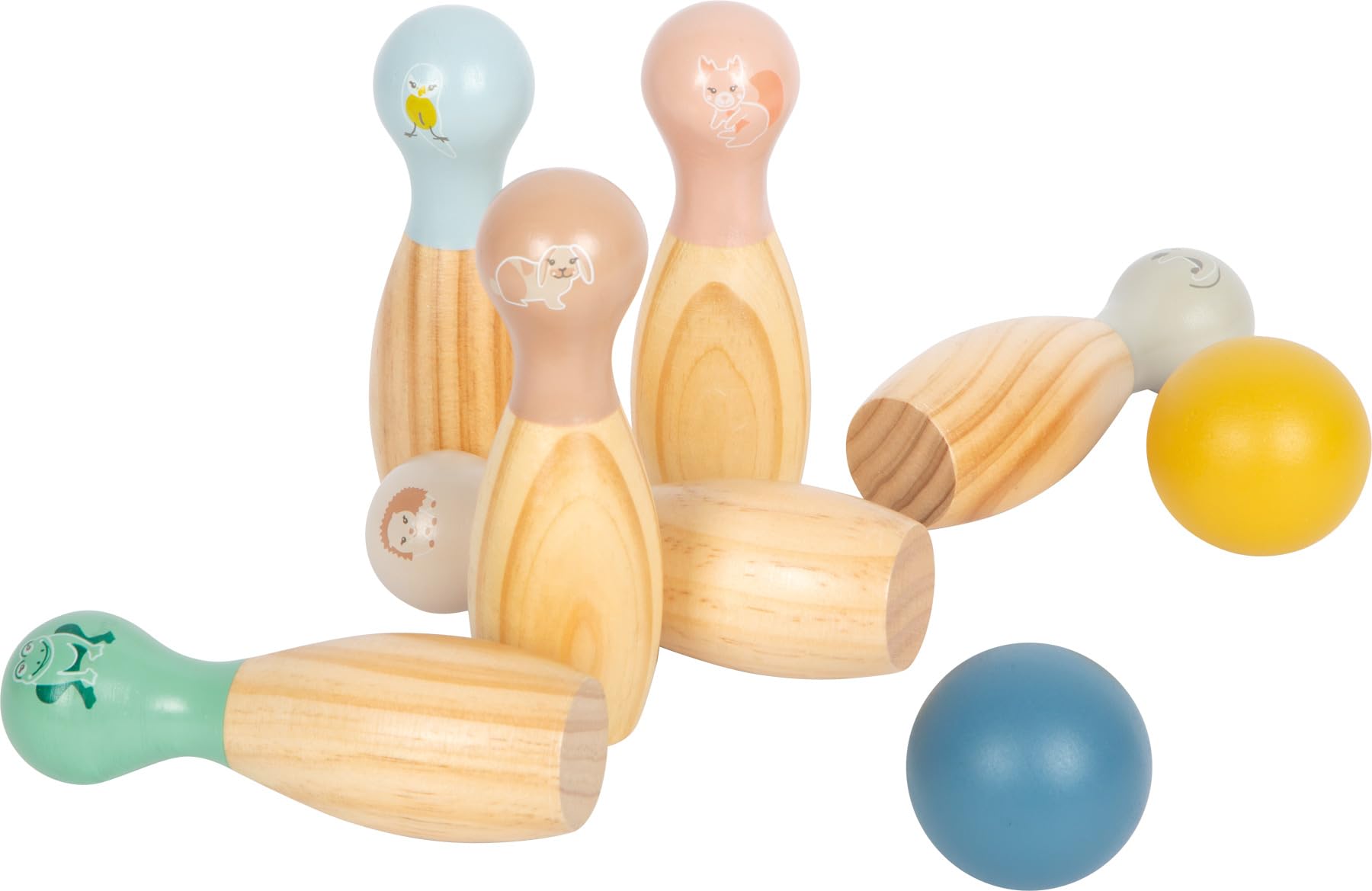 small foot 12644 bowling legno Garden Buddies 3 anni