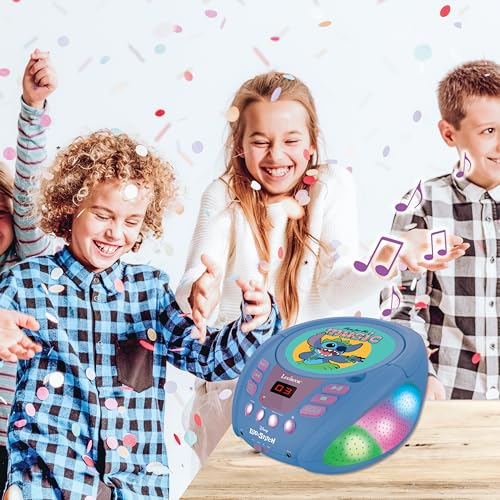 Lexibook iParty RCD109DLXB lettore CD Stitch bluetooth