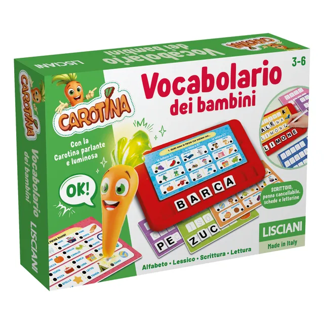 Lisciani Carotina Penna Parlante Vocabolario dei Bambini