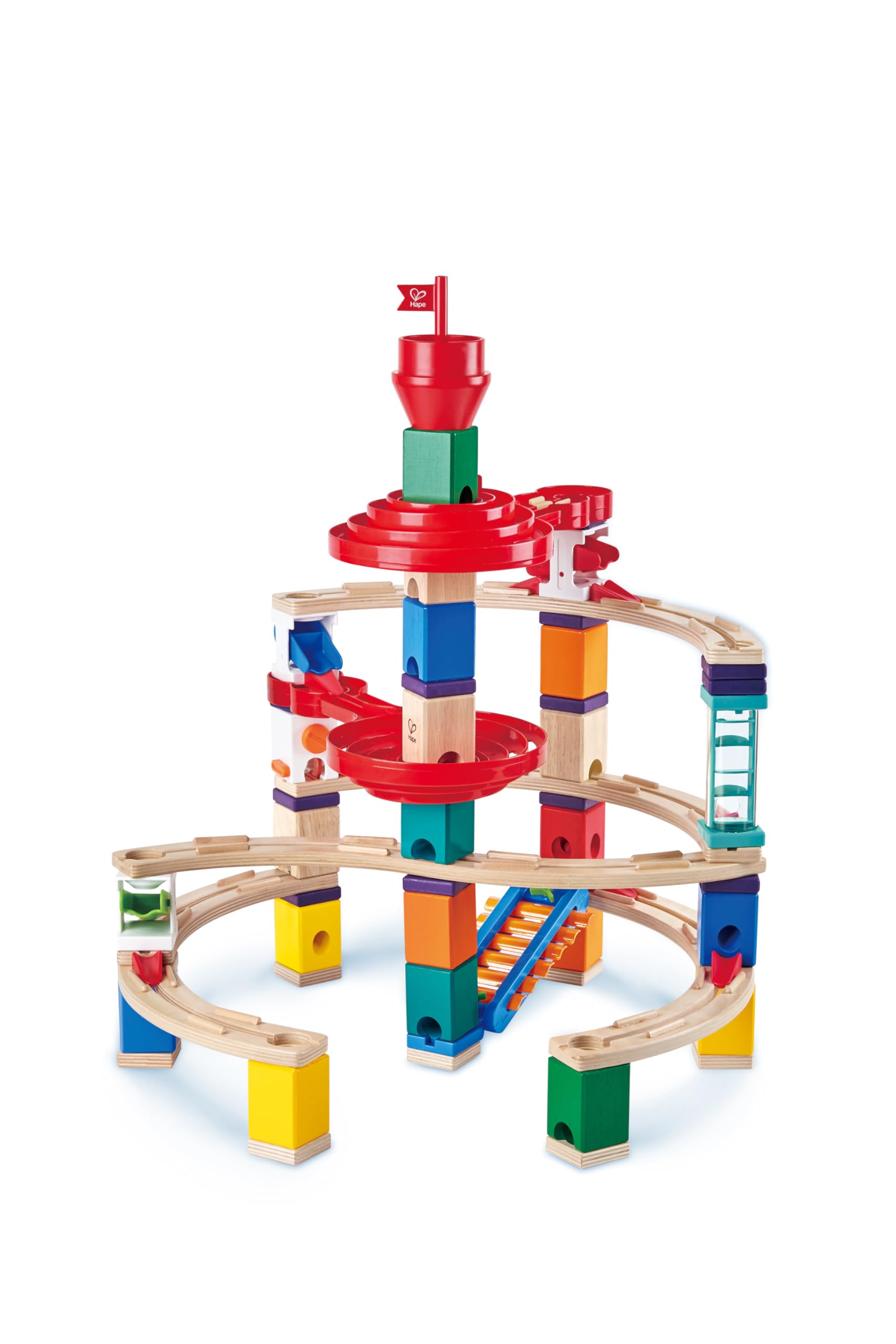Hape Quadrilla Super Spirali pista biglie legno 129 pezzi
