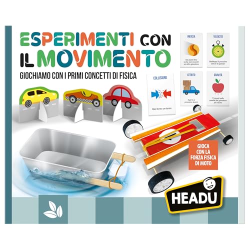 Headu Esperimenti Movimento IT53832 gioco scientifico 6-10 anni