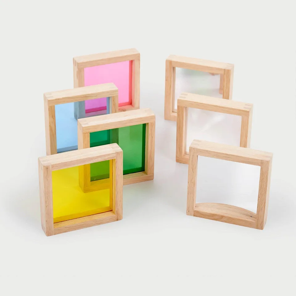 Tickit Sensory Squares blocchi sensoriali 7 pezzi traslucidi