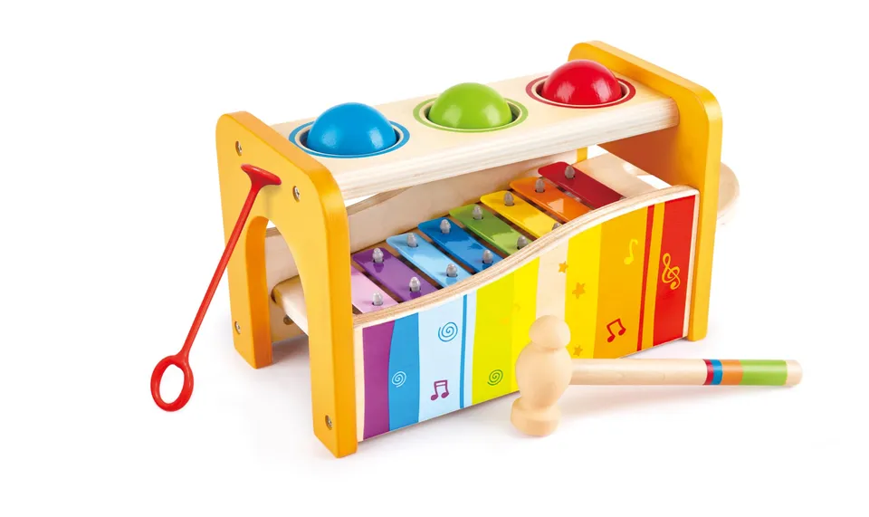 Hape banco palline xilofono in legno per bambini