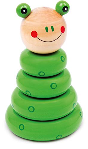 Small Foot rana impilabile legno 5 pezzi FSC