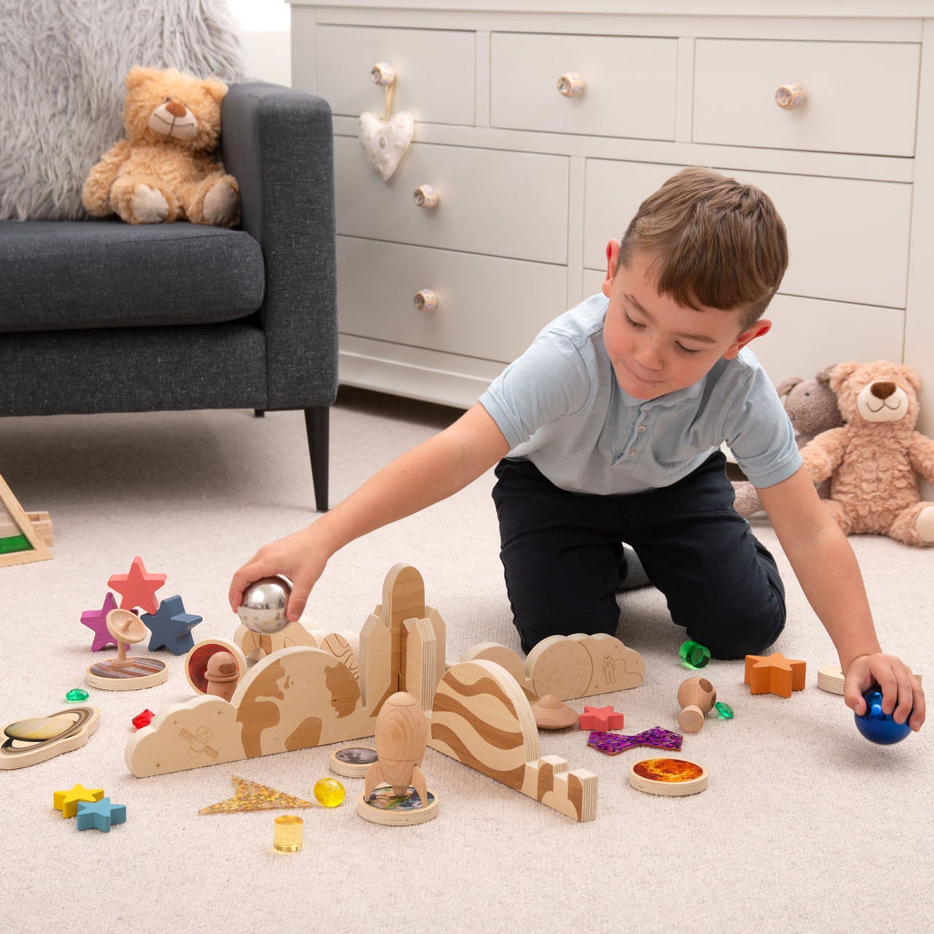 Tickit Discovery Space Dividers divisori legno 2 pezzi spazio