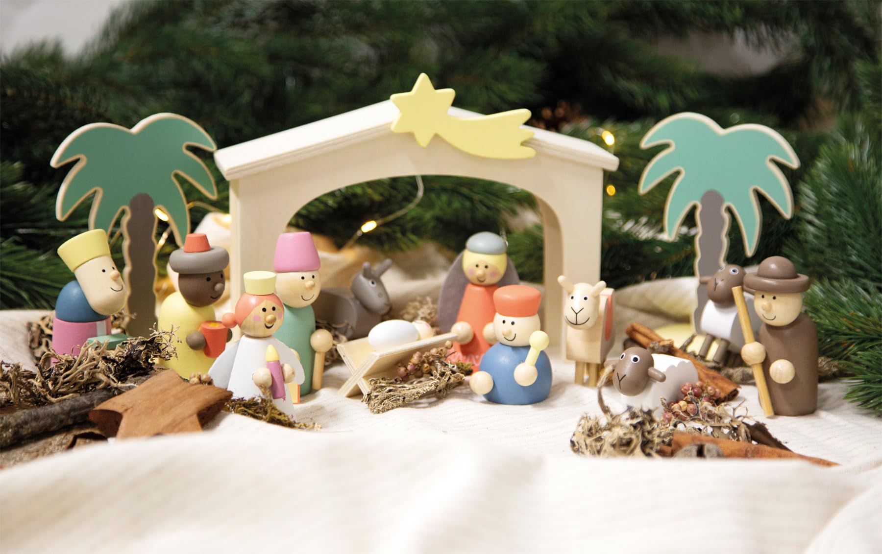 smallfoot Natale 12689 Presepe presepe legno gioco dai 3 anni