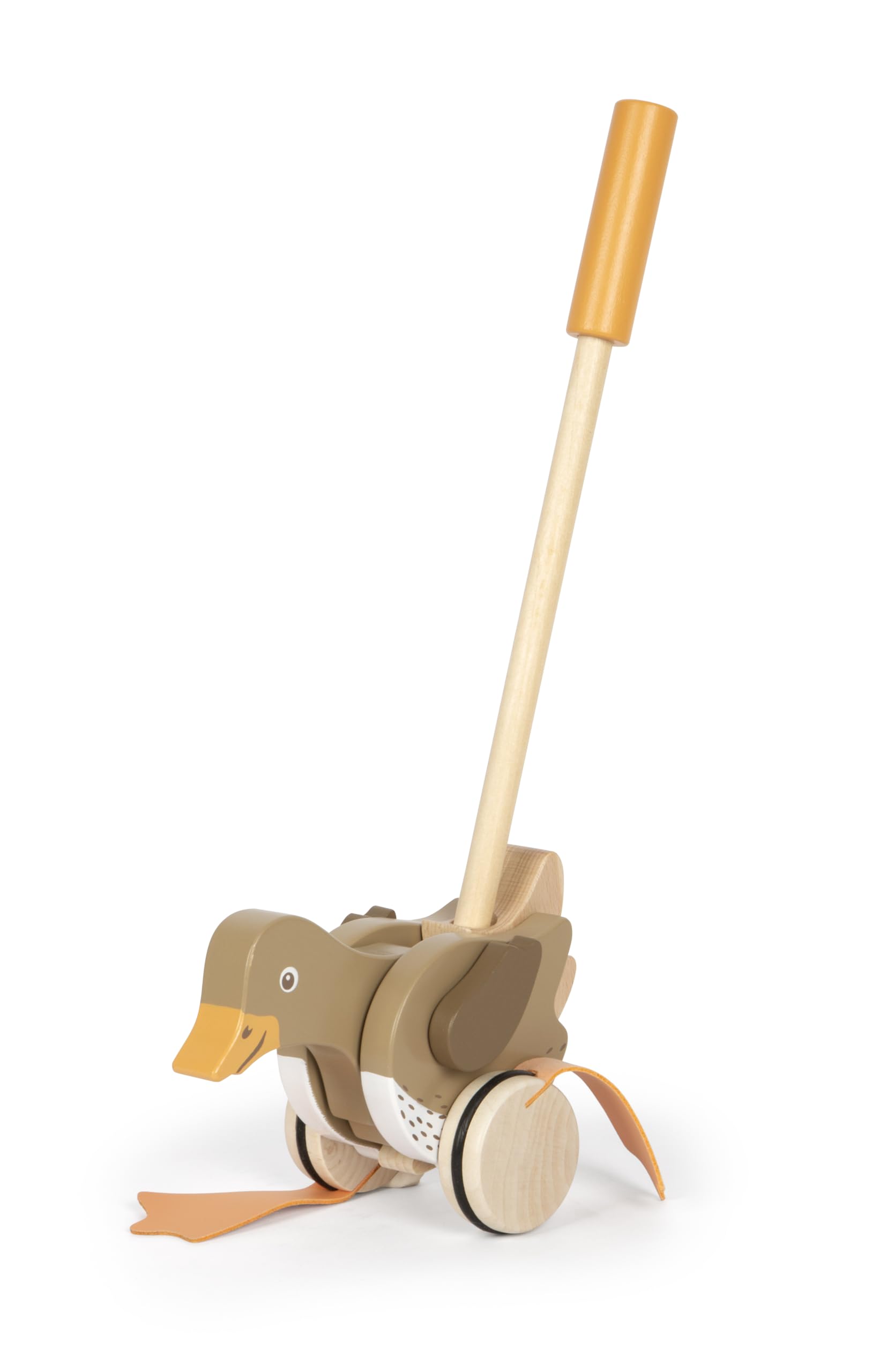 smallfoot 12493 anatra da spingere legno primi passi bastone