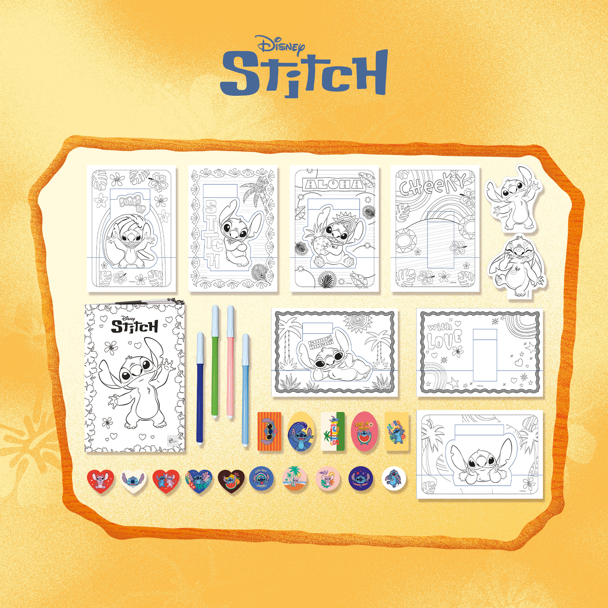Stitch Pop Up zainetto creativo disegno bambini