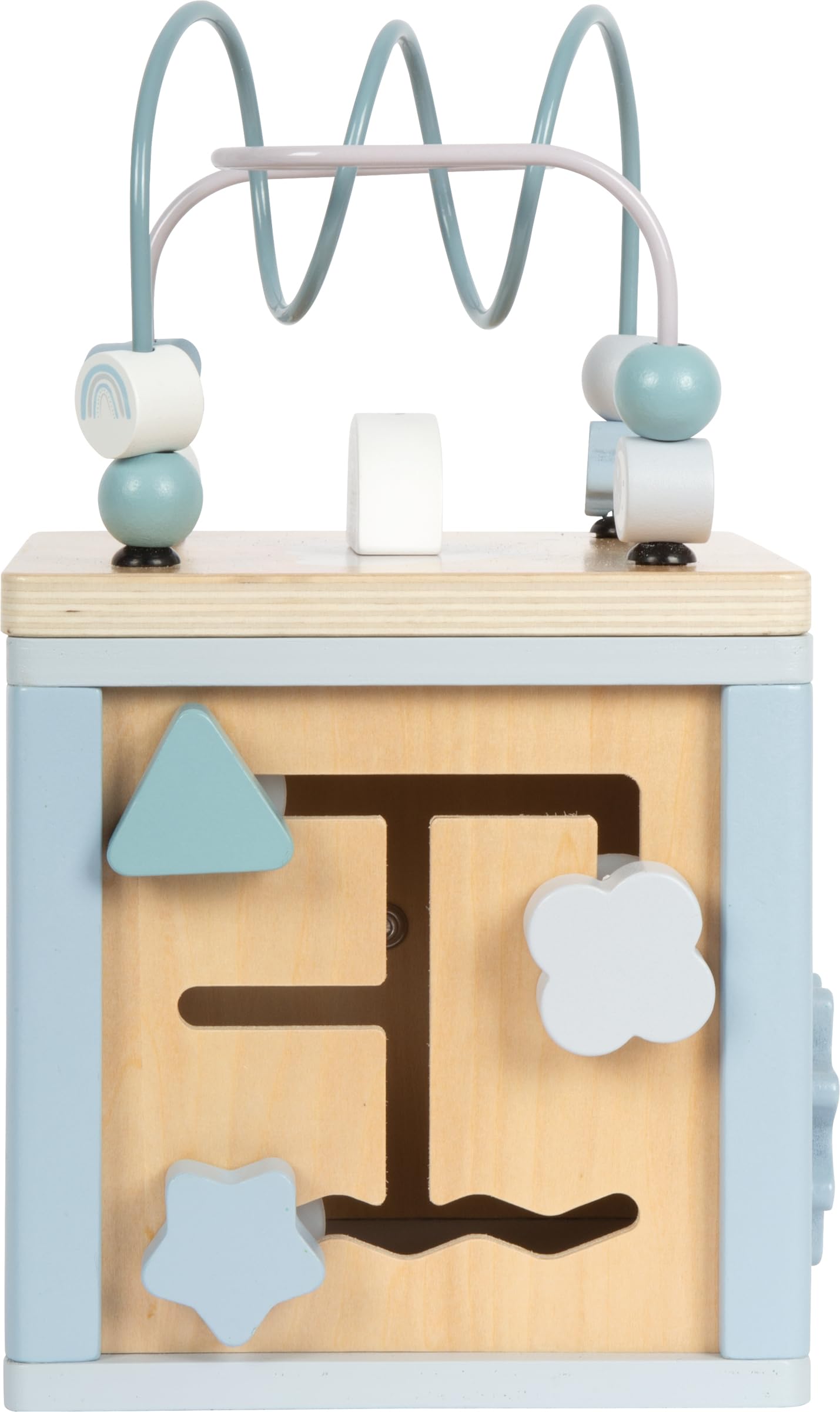 smallfoot 12804 dado motricità blu legno 12 mesi