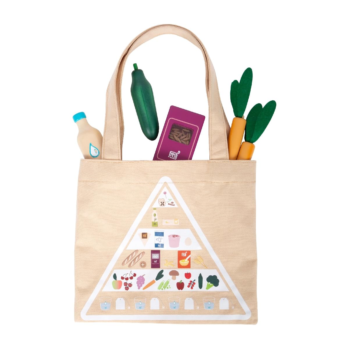 smallfoot fresh set alimenti vegetariani cibo giocattolo legno