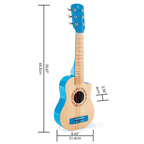 Hape E0601 Laguna Blu chitarra giocattolo in legno blu