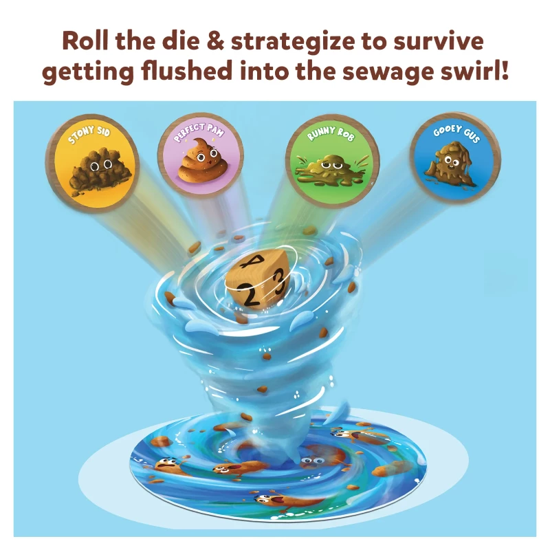 Skillmatics Poop Wars gioco di carte divertente famiglia