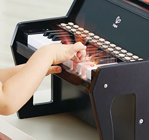 Hape Impara con le Luci Piano Nero pianoforte 25 tasti luminosi