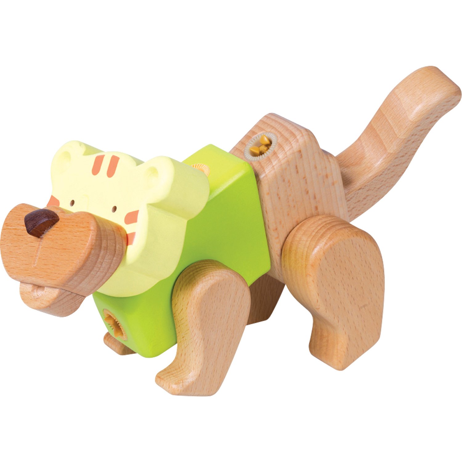 smallfoot 9834 kit costruzioni tigre in legno per motricità
