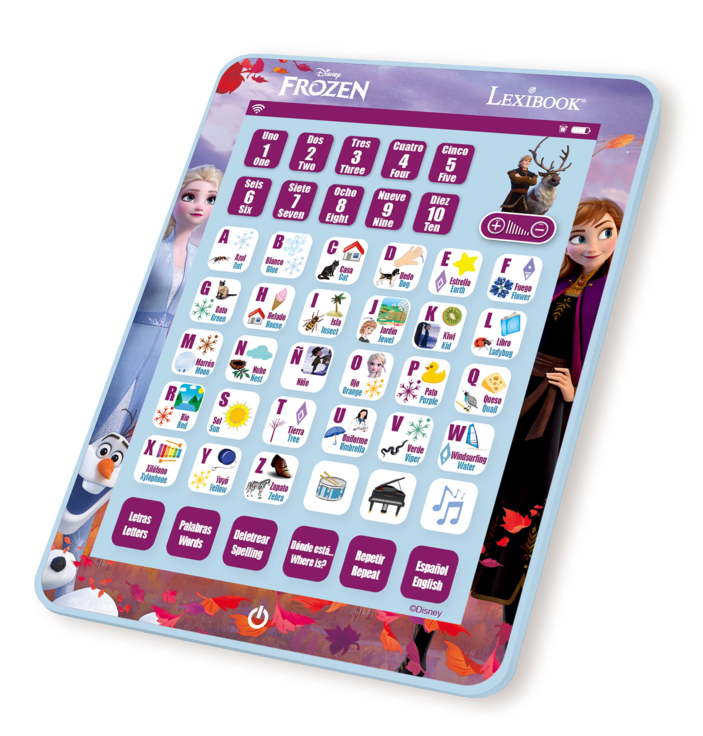 Lexibook Frozen JCPAD002FZi2 tablet educativo viola bilingue