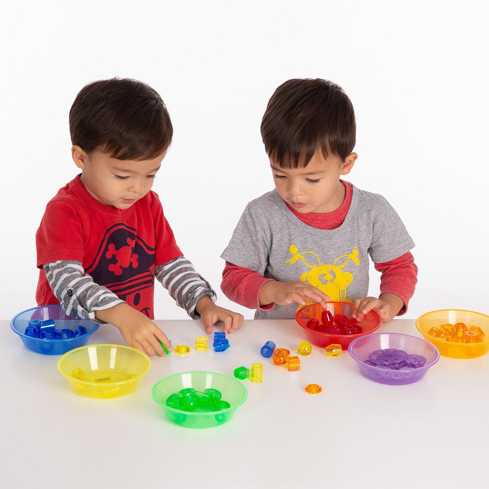 Tickit Translucent Colour ciotole 6 colori impilabili