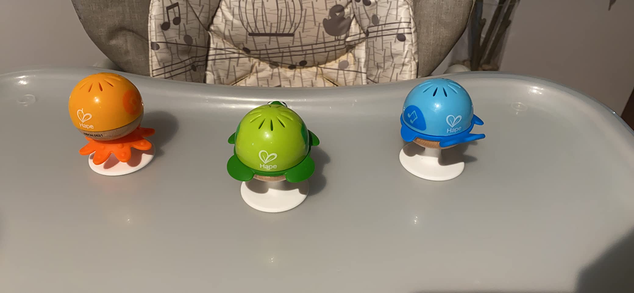 Hape Sempre in Piedi sonagli animali marini 3 pz con ventosa