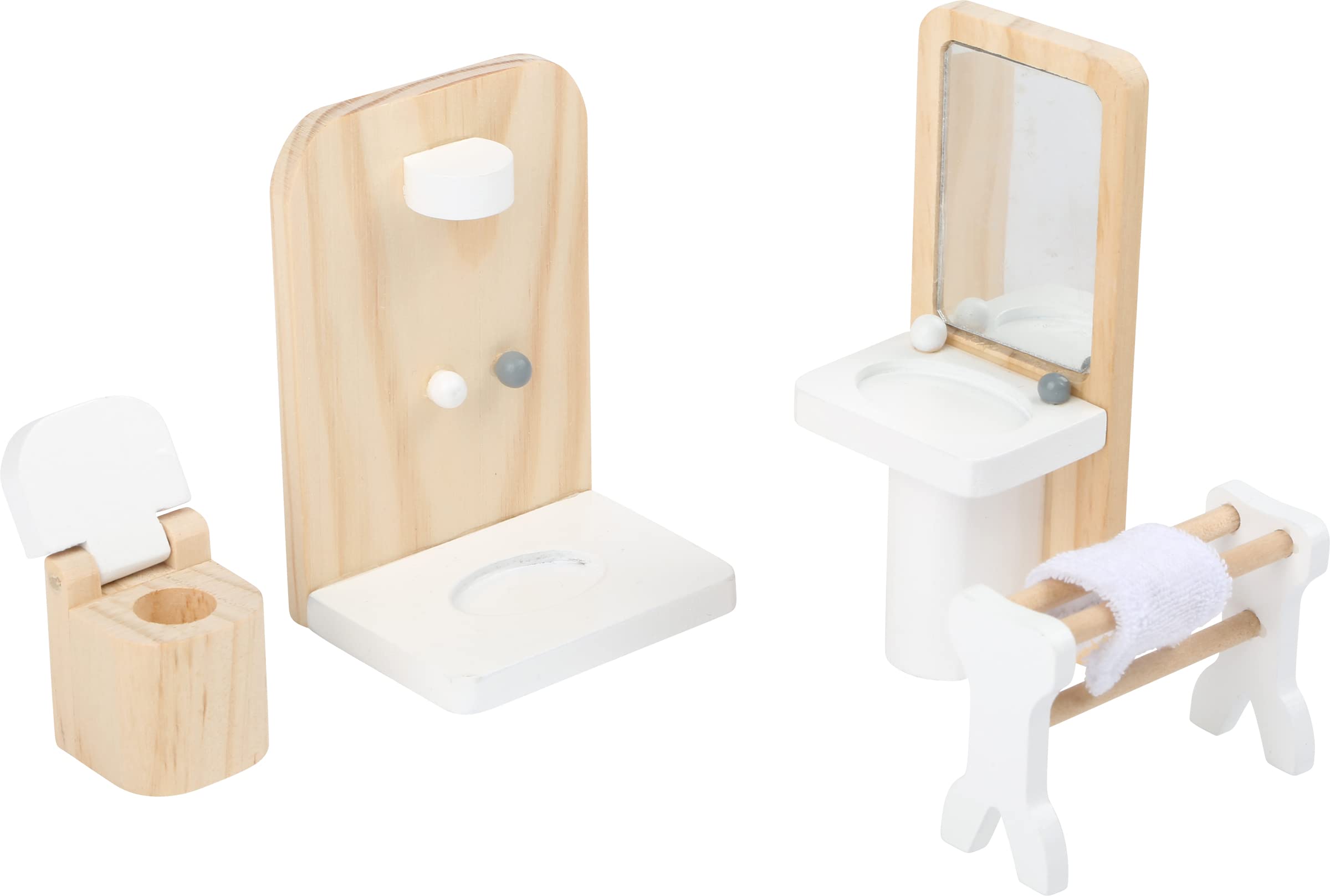 smallfoot 11414 mobili casa bambole legno 4 stanze