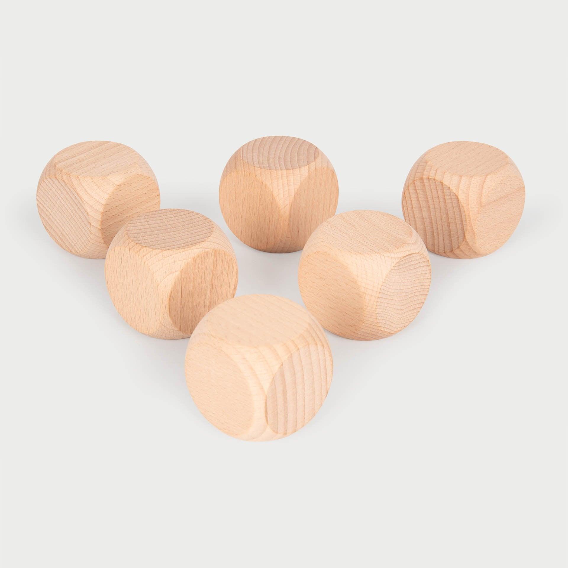 Tickit Beechwood Cubes cubetti legno 4cm 6pz