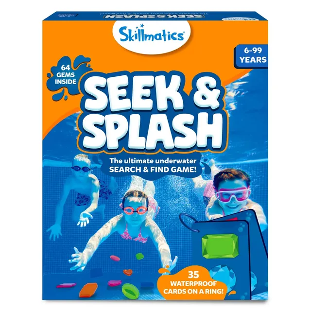 Skillmatics Seek & Splash gioco piscina immersioni gemme