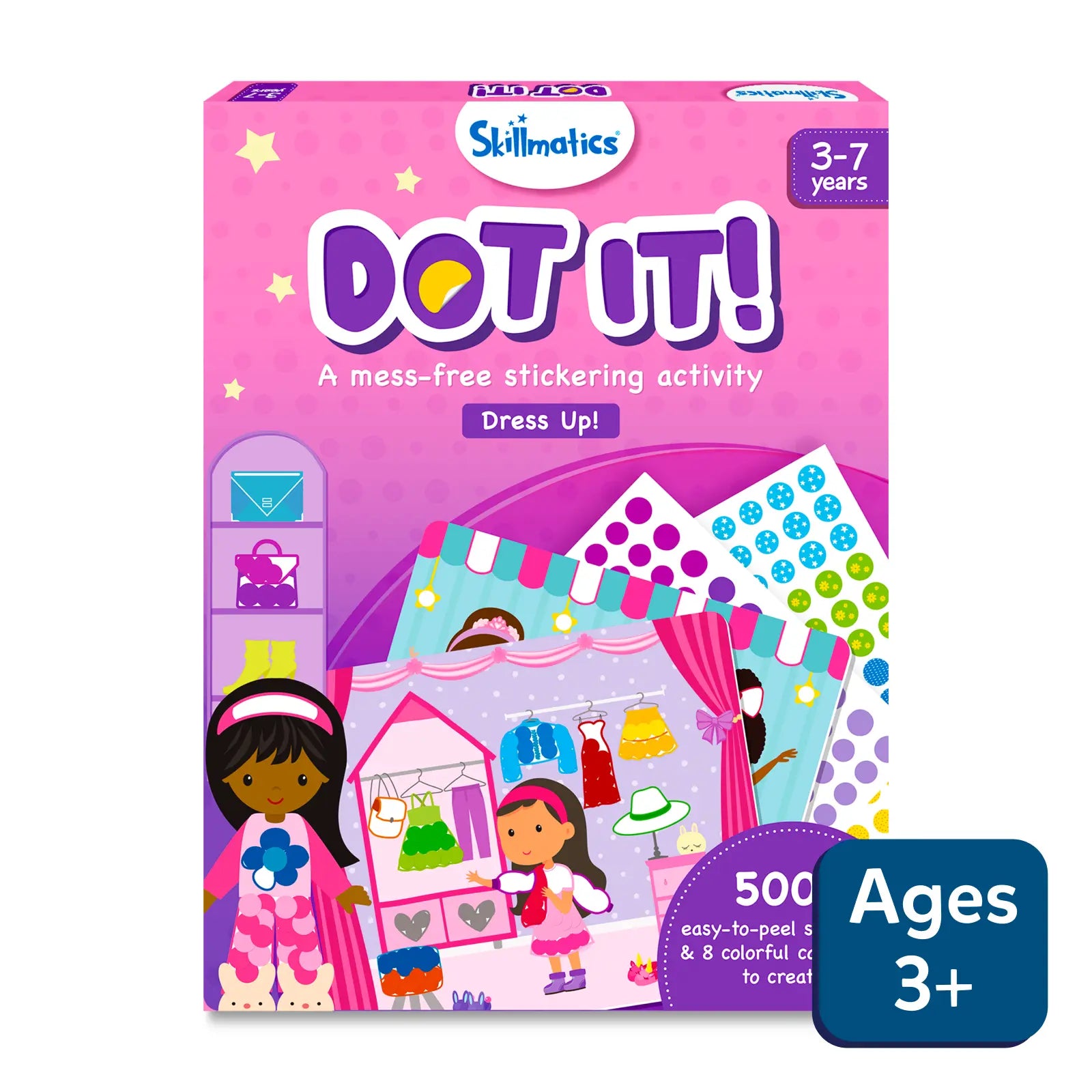 Skillmatics Dot It Dress Up stickers arte bimbi 3-7 anni