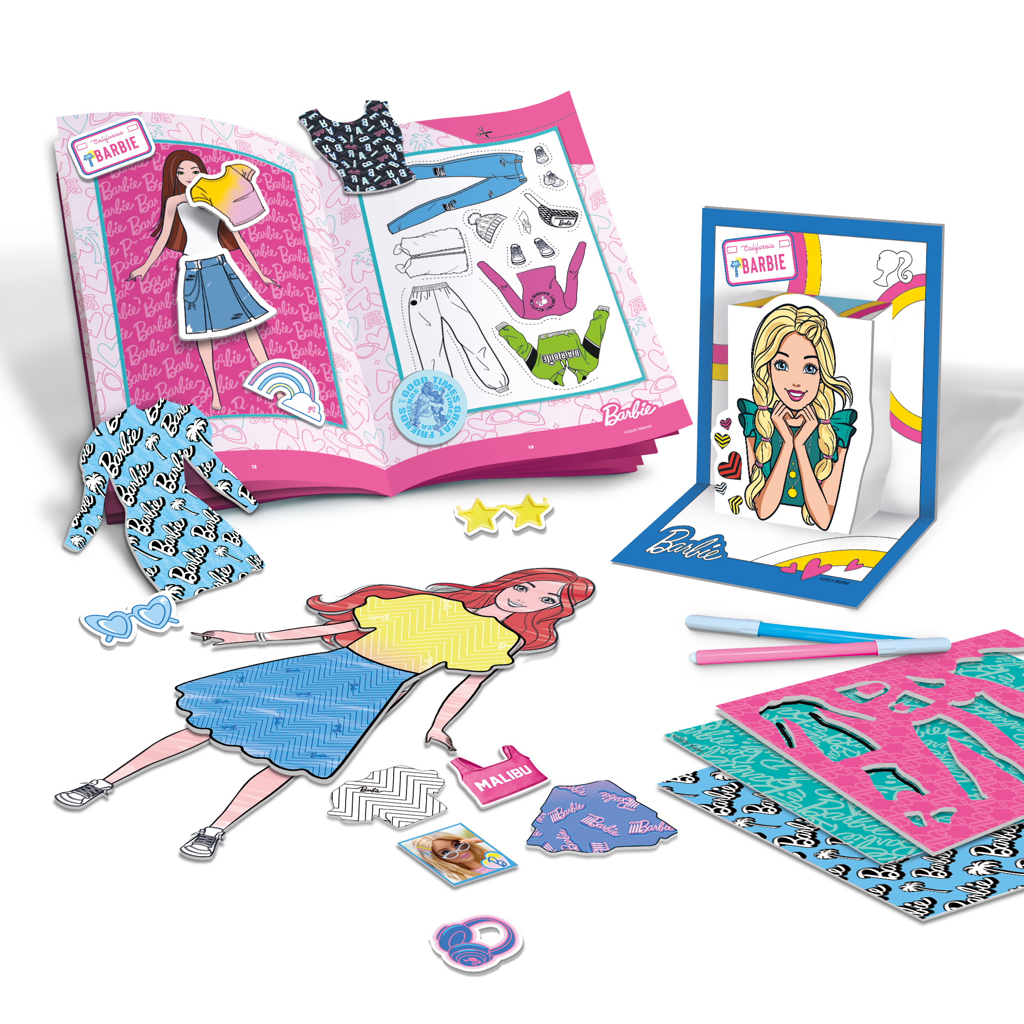 Lisciani Barbie Fashion Colouring zainetto creativo da colorare