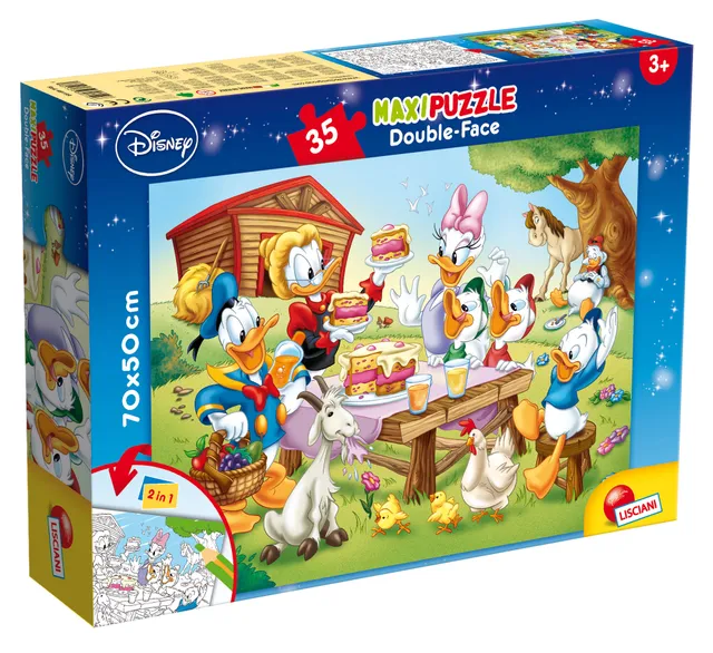 Lisciani Disney Maxi Floor 35 Mickey puzzle 35 pezzi bifacciale