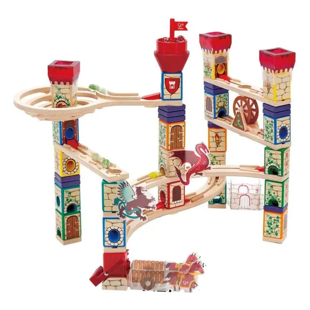 Hape E6018 Medieval Quest pista biglie castello