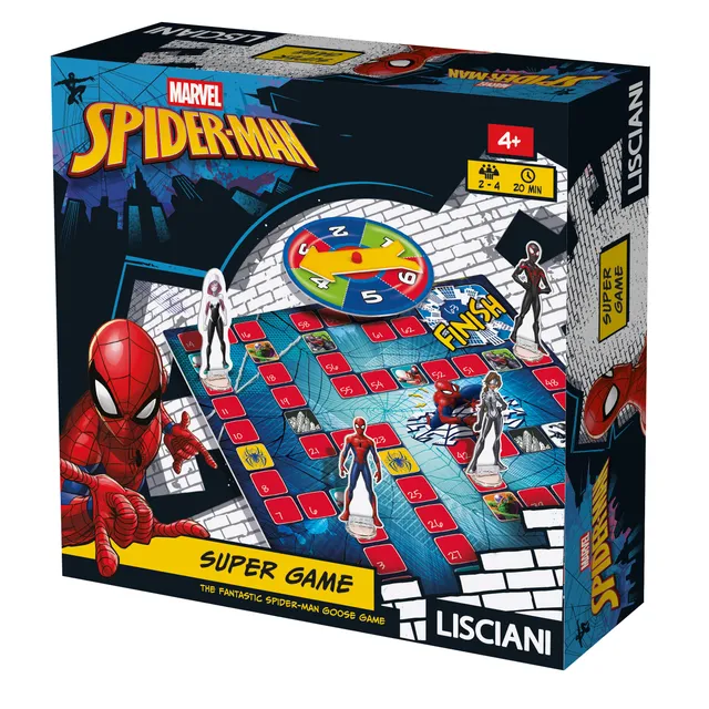 Lisciani Spider-Man Super Game gioco da tavolo percorso