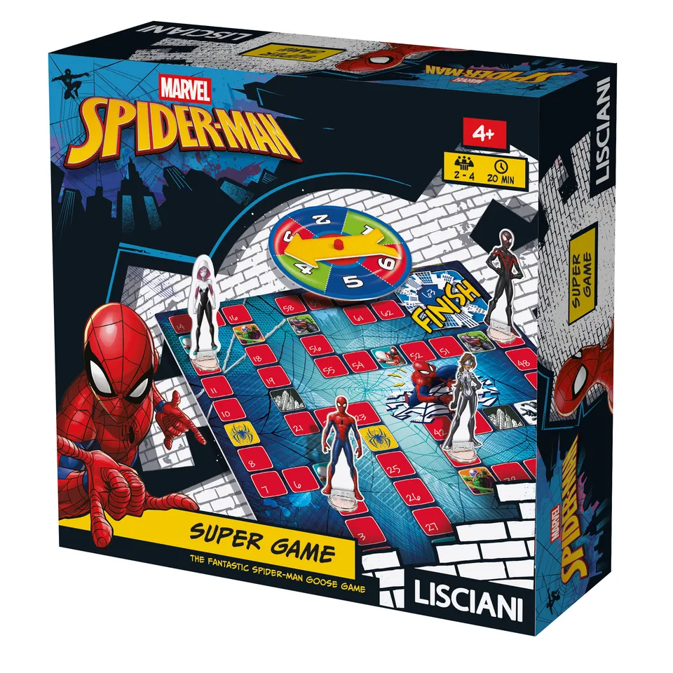 Lisciani Spider-Man Super Game gioco da tavolo percorso