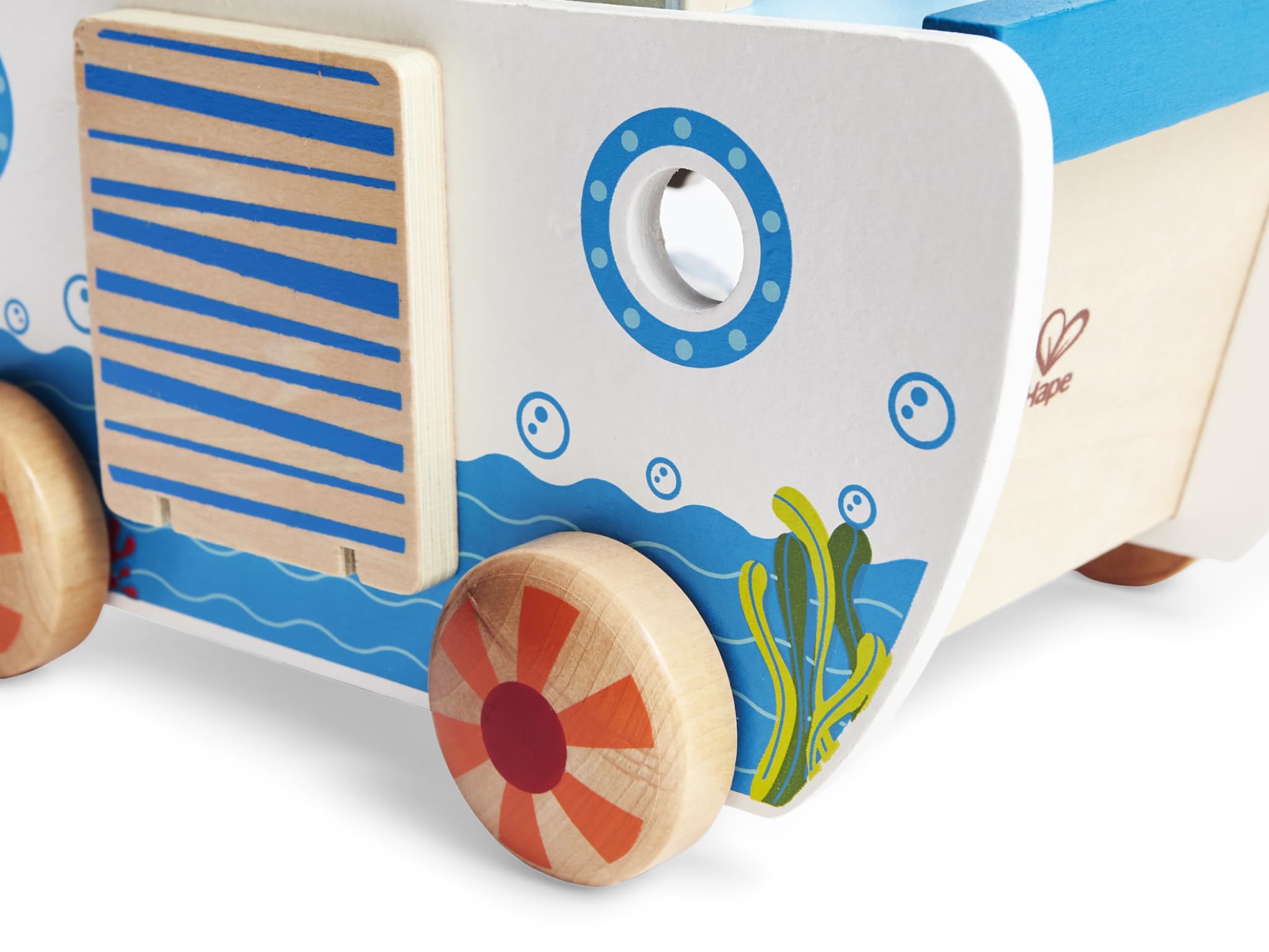 Hape Arca di Noè Gioco in Legno con Animali Multicolore